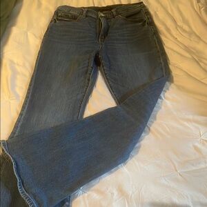 Ann Taylor flare leg Jean - high-rise.